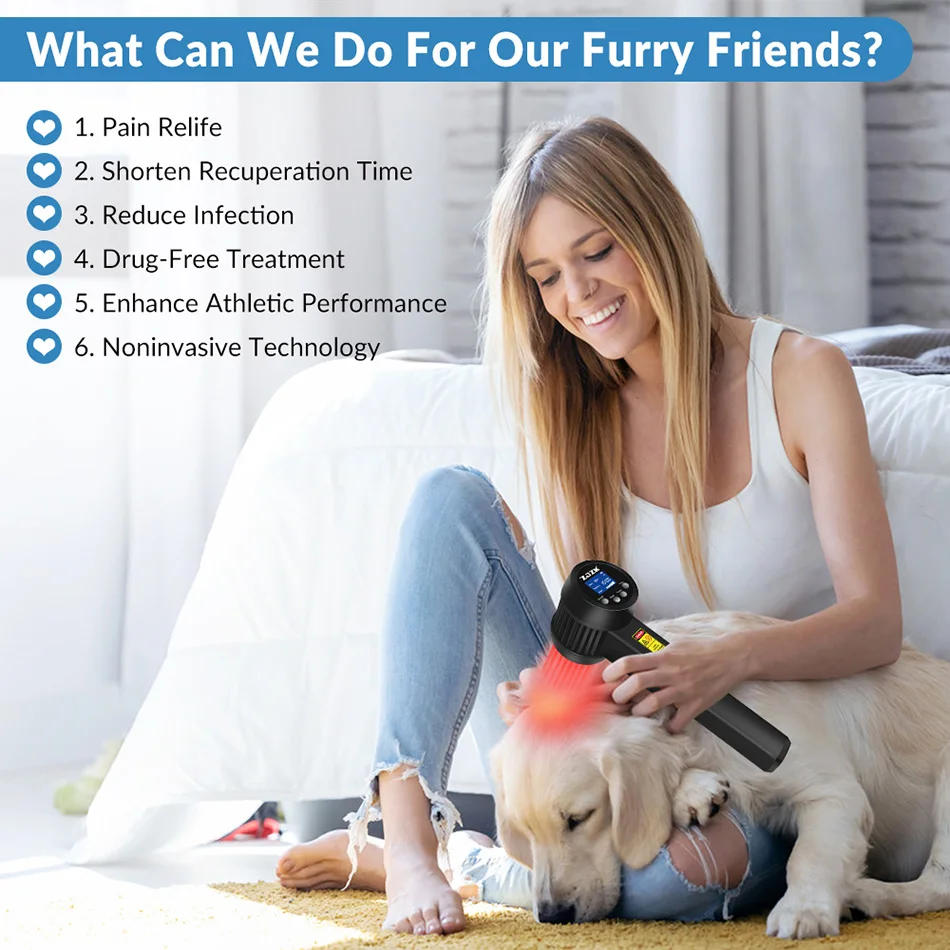 5 Вт 808 нм устройство для лечения боли в домашних животных лазерная терапия собак