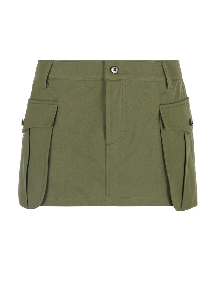 Юбка-карандаш Женская плиссированная с низкой талией и карманами - купить по