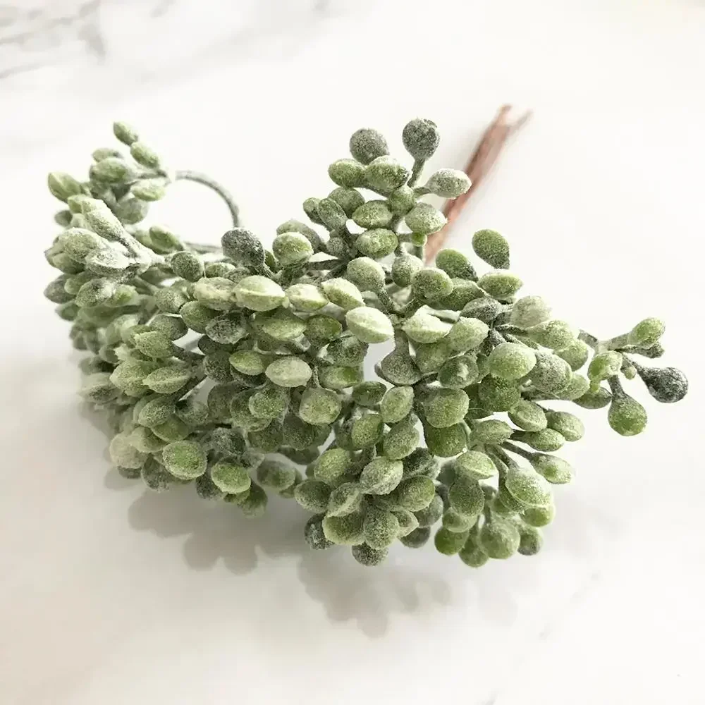 

Смешанные зеленые искусственные цветы для декора