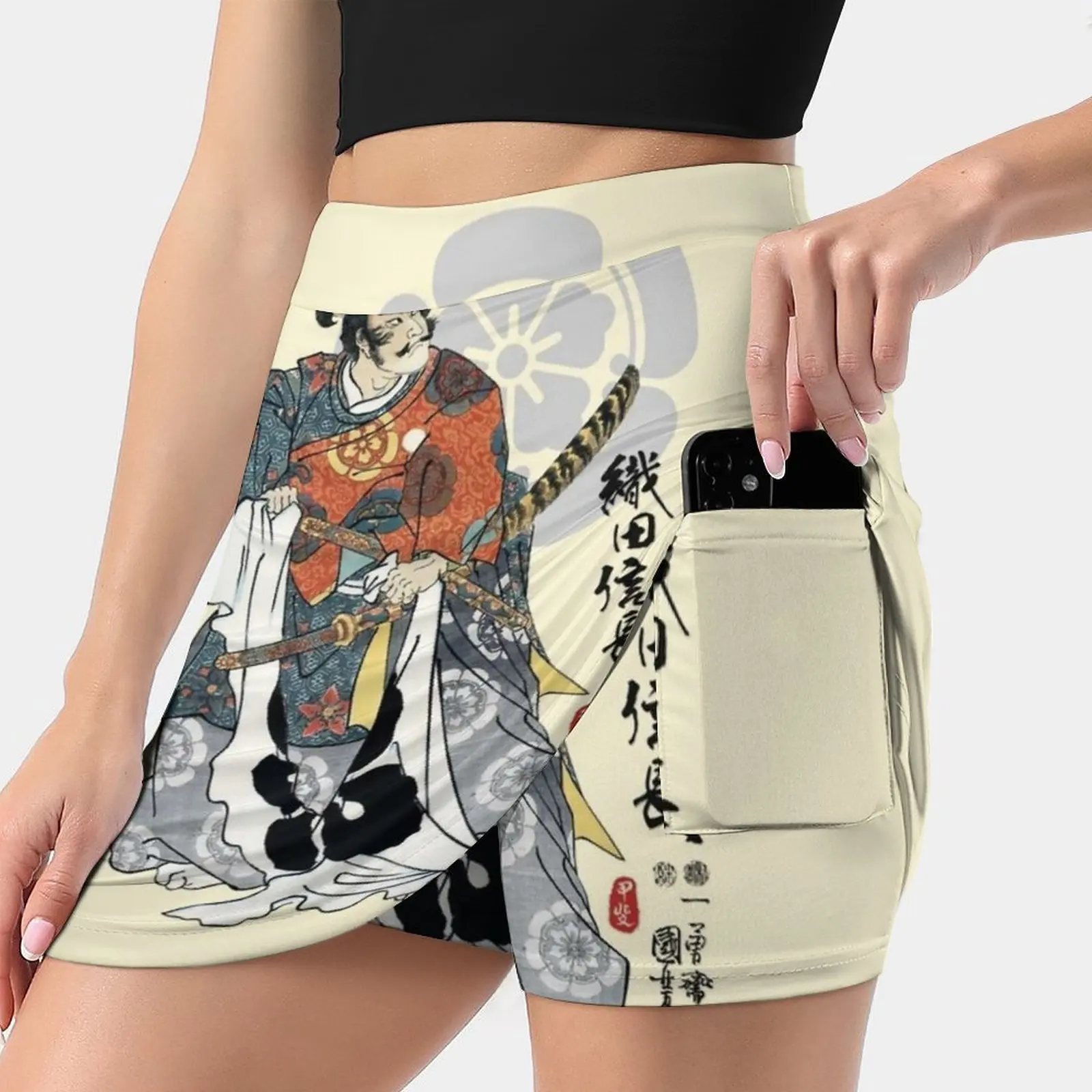 

Модная Корейская юбка Oda Nobunaga Ukiyo-E, летние юбки для женщин, легкие брючные юбки, Ода Nobunaga Oda Nobunaga