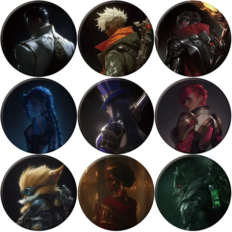 Брошь в стиле аниме Arcane Season 2