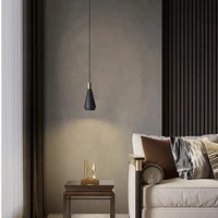 black gu10 modern industrial light chandelier aluminum pandent ceiling plate lamp for living room kitchen restaurant