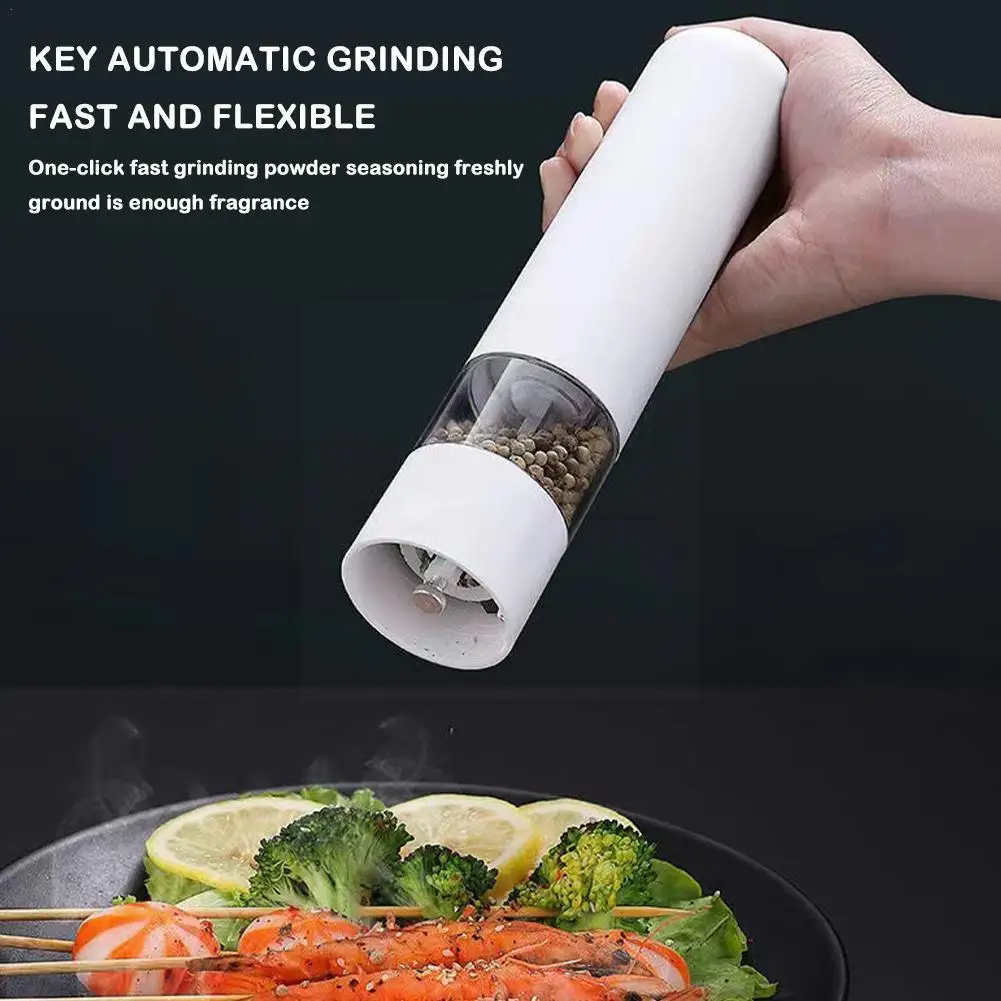 

Electric Pepper Grinder Household Salt And Pepper Shakers For Herb Pepper Spice Automatic Spice Coffee Herb Grinder Kitchen P1J8