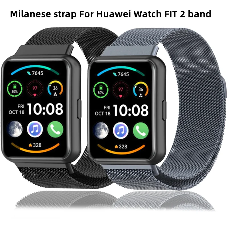 

Ремешок «Миланская петля» для смарт-часов Huawei FIT 2, сменный спортивный браслет для Huawei fit2 active