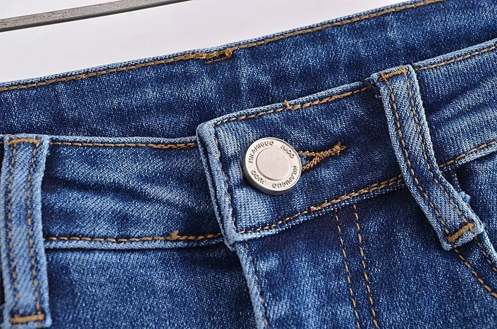 Jenny&Dave England High Street Washed Vintage Skinny Jeans Women