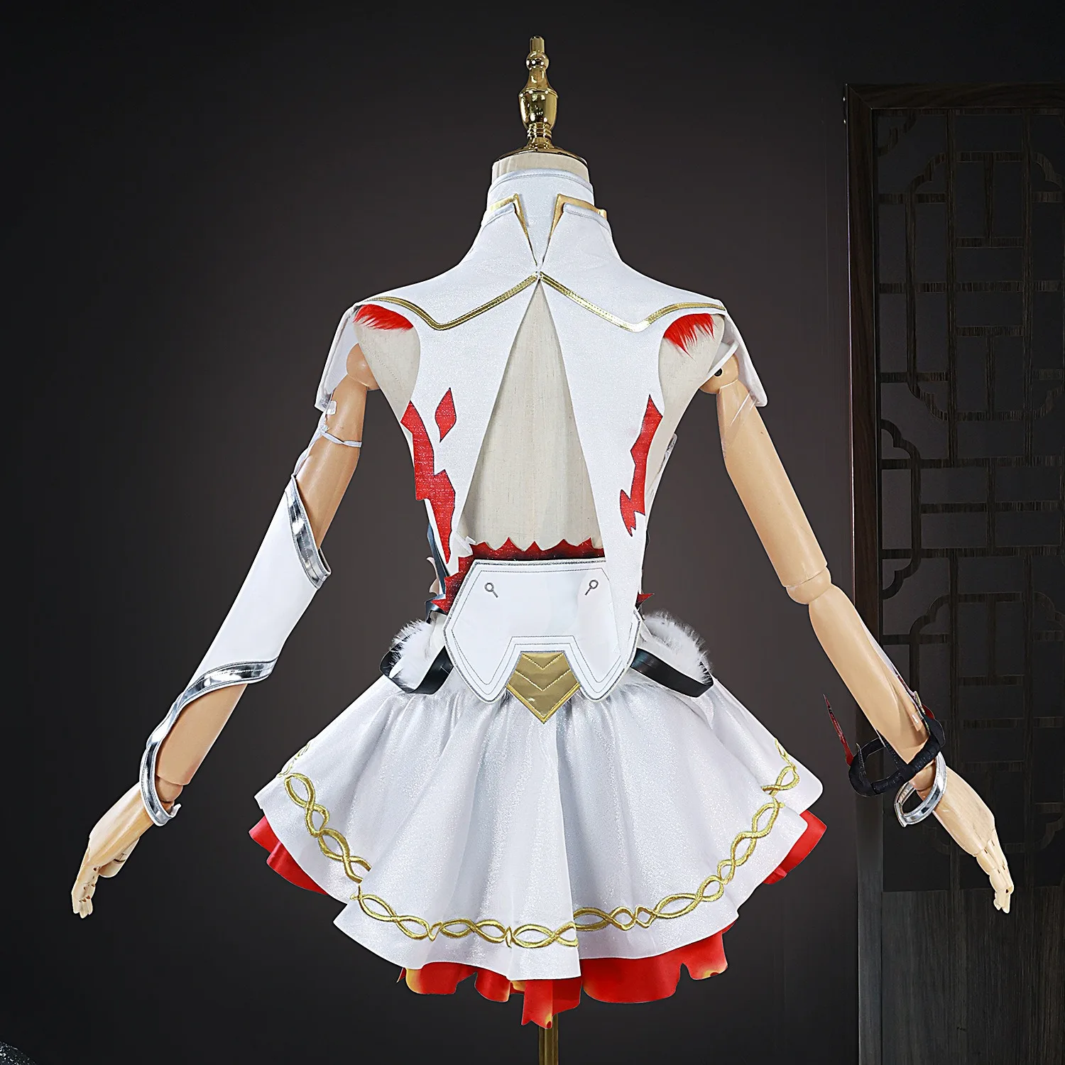 В наличии SR Camellya Косплей Костюм Wuthering Waves Полный комплект парика Хэллоуин
