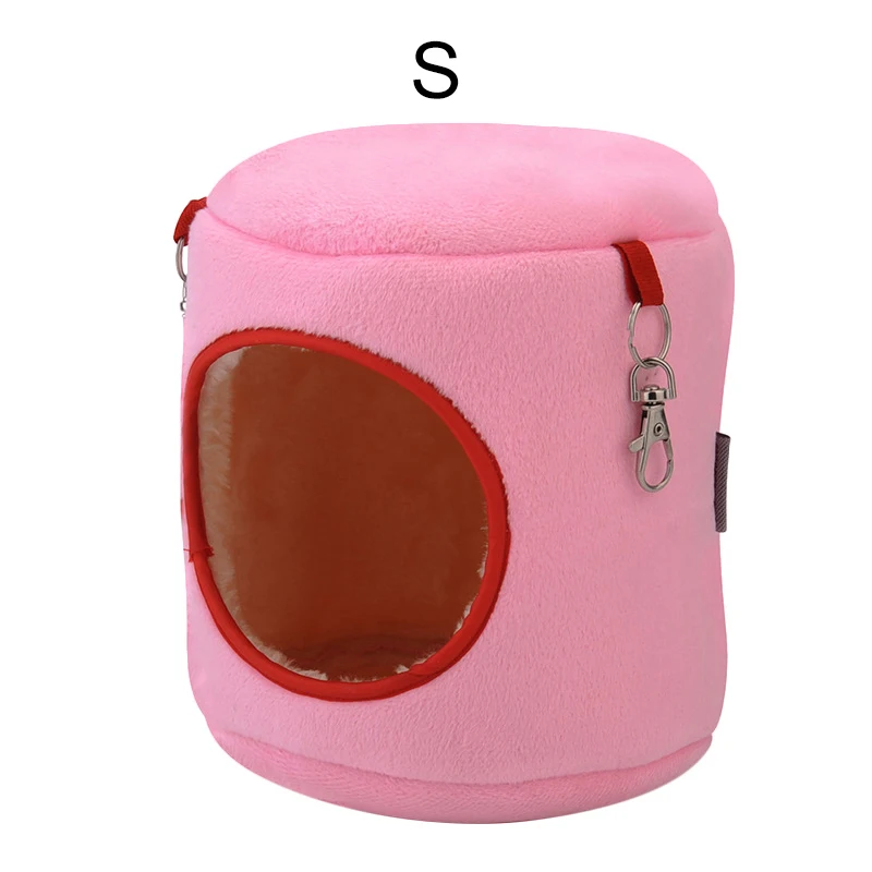 new hamster cage house cylindrical hanging nest cute hammock cotton bed for small pets hamsters squirrel guinea pigs chinchillas free global shipping