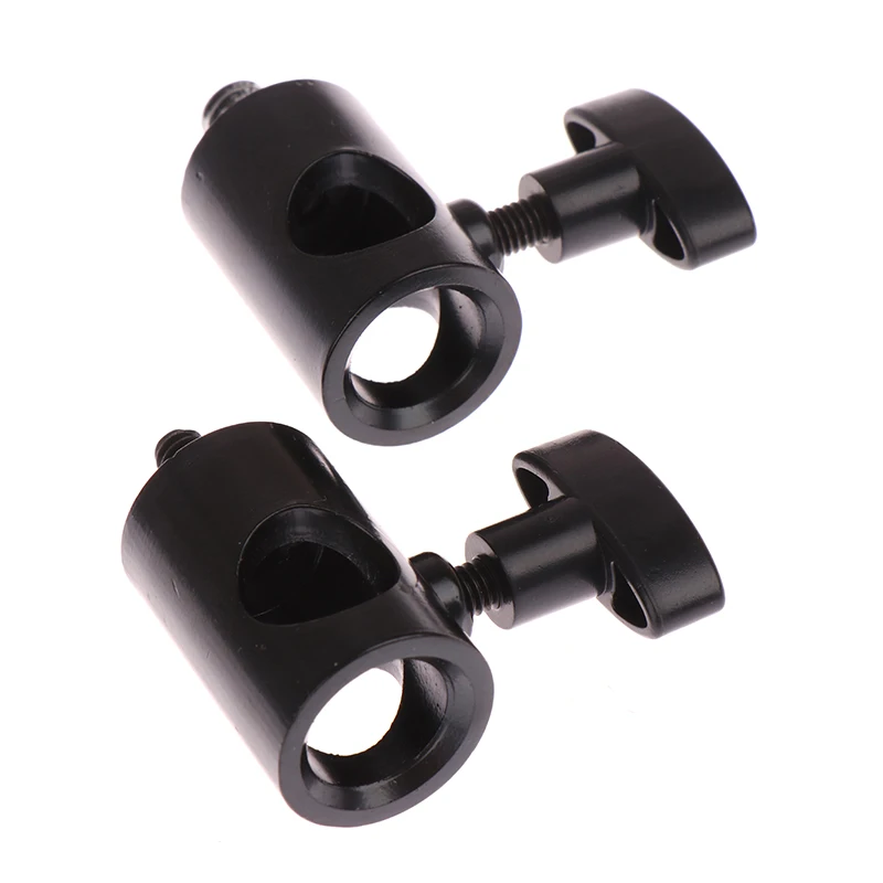 

1/4" 3/8" Light Stand Tripod Adapter Clamp Mount Ball Head Universial Photography For DSLR Camera Quick Release Accessory Black