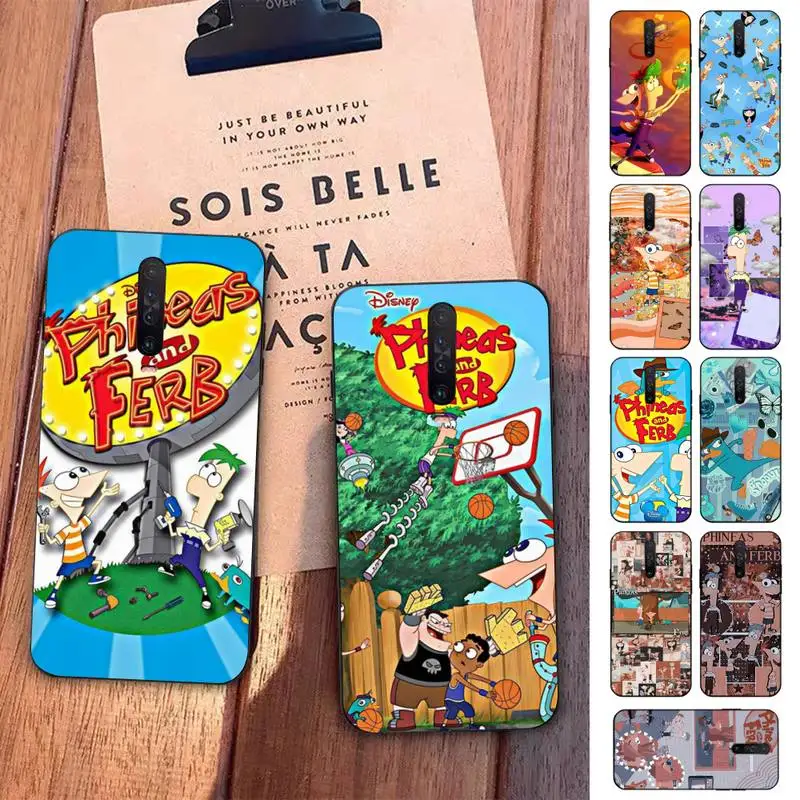 

Disney Phineas and Ferb Phone Case for Redmi 5 6 7 8 9 A 5plus K20 4X S2 GO 6 K30 pro