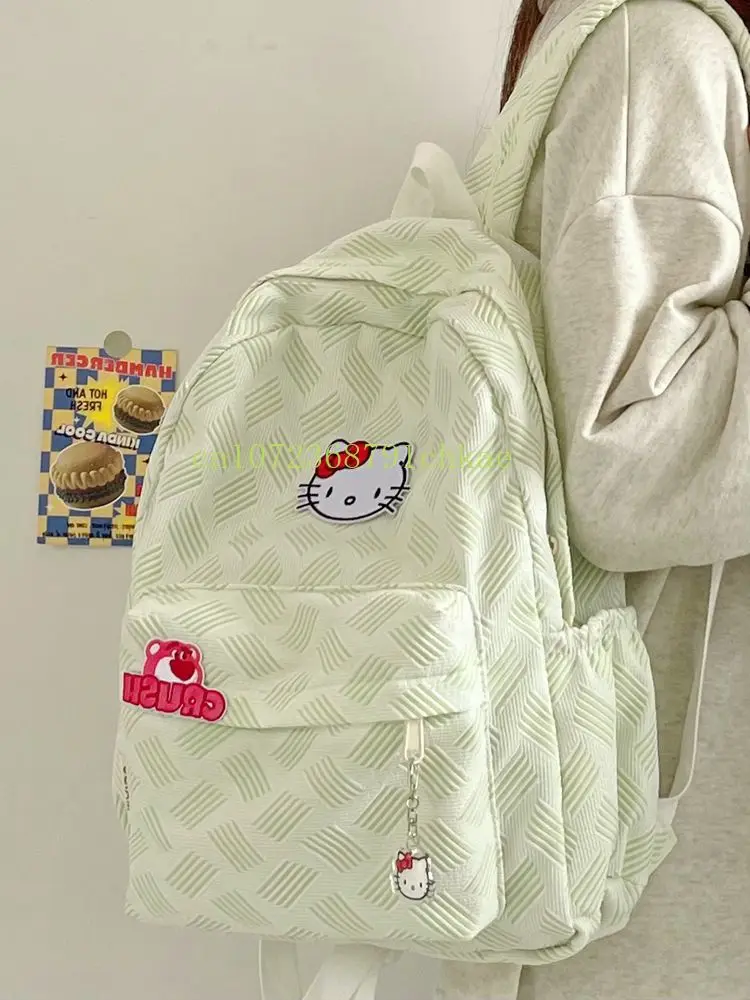 

Рюкзак Hello Kitty Женский, милый ранец Hello Kitty Y2g, сумка для учеников Старшей школы и студентов колледжа