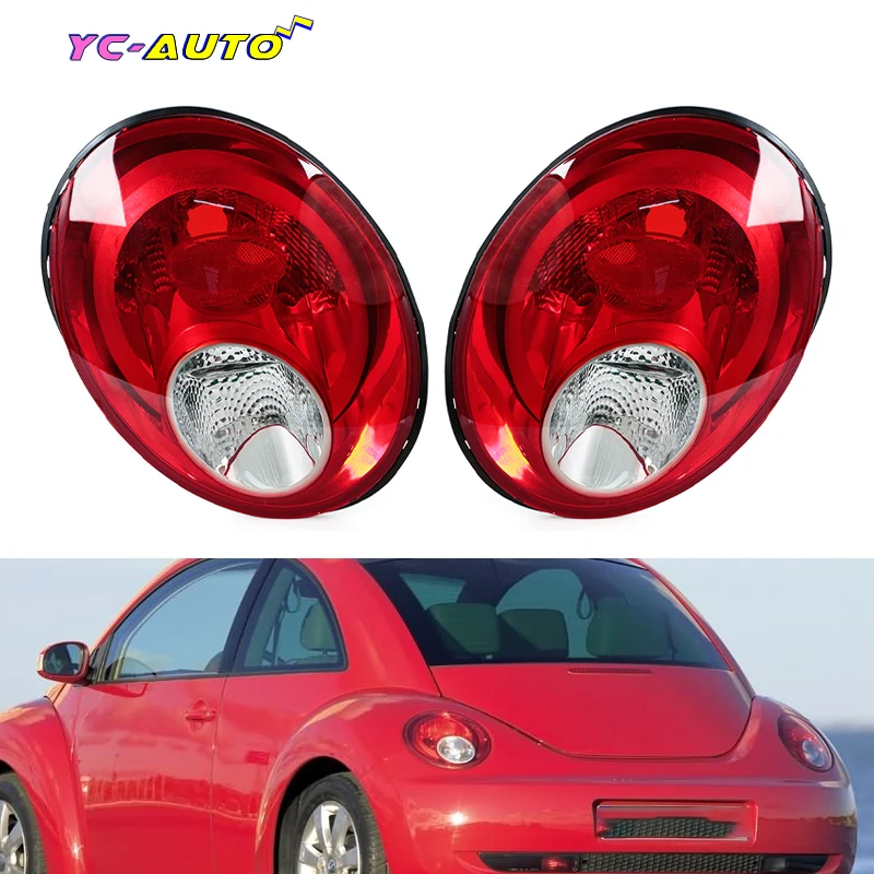 Фото Для Volkswagen VW Beetle 2006-2012: Задний бампер, фонарь стоп-сигнала, противотуманный фонарь, крышка заднего фонаря, автомобильные аксессуары (без лампы) №1
