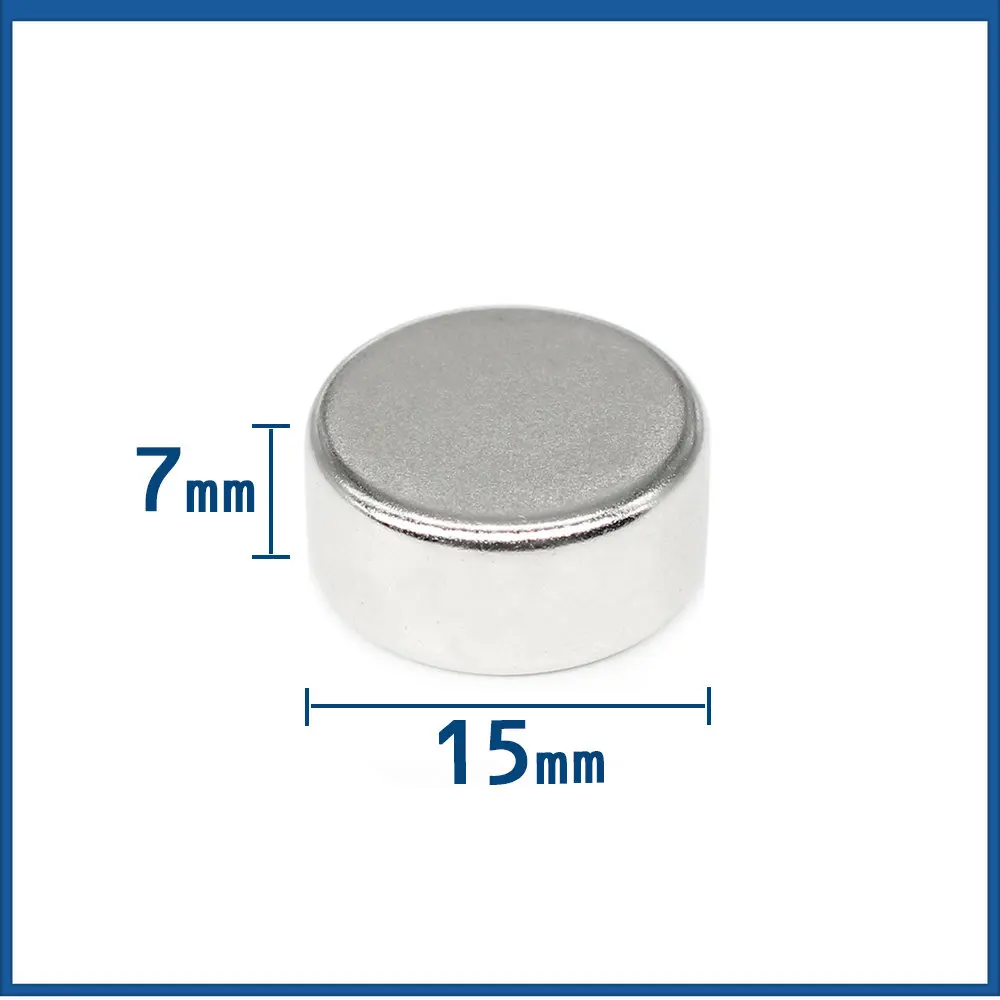 

5/10/20/30/50PCS 15x7 Circular Magnets sheet 15mm X 7mm Round Neodymium Magnet Strong N35 15x7mm Permanent Disc Magnet 15*7 mm