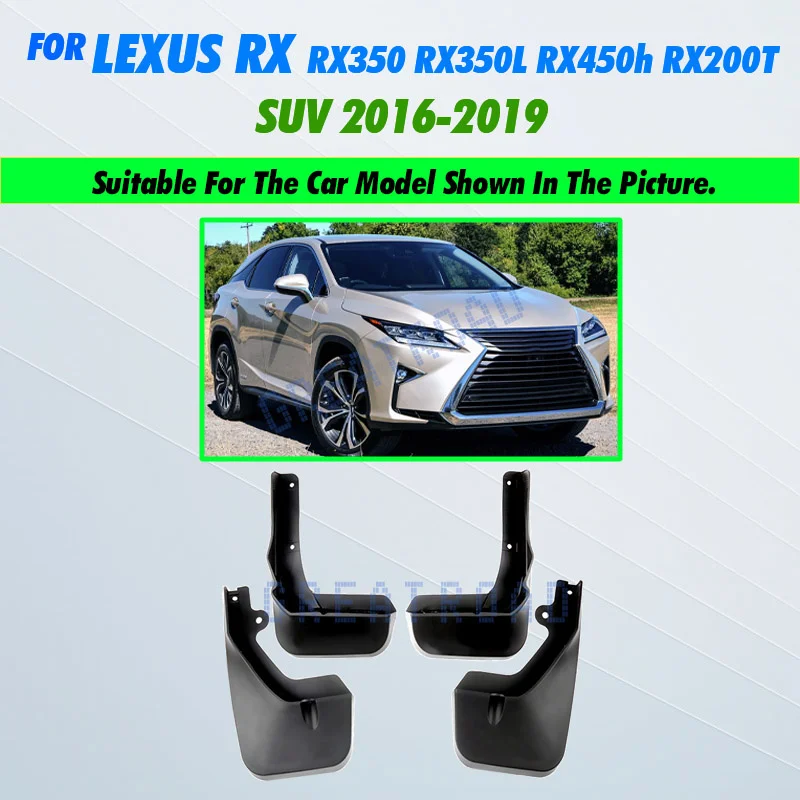 

Для LEXUS RX RX350 RX450h RX200T RX350L 2016 2017 2018 2019 брызговики передние и задние брызговики