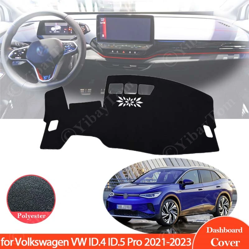 

For Volkswagen VW ID.4 ID.5 Pro 2021 2022 2023 Car Dashboard Cover Board Mat Carpet Pad Sunshade Anti-dirty Anti-Slip Accessorie