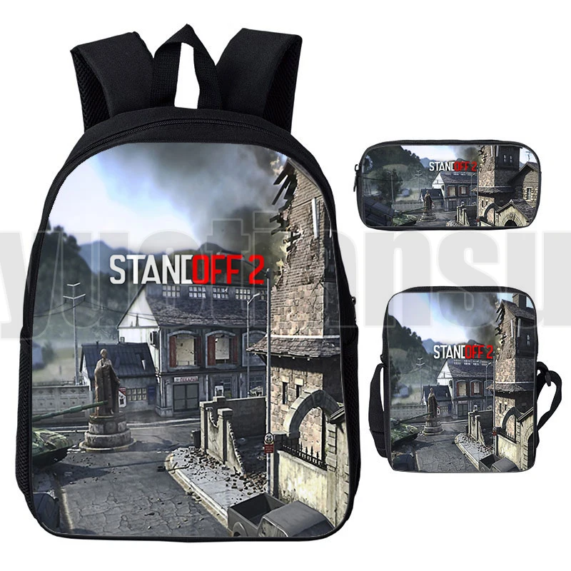 

Daily Pack Standoff 2 Backpack 3D Print Shooting Game Schoolbags Women Anime Teenager Softback Bag Laptop Travel Bookbag Men