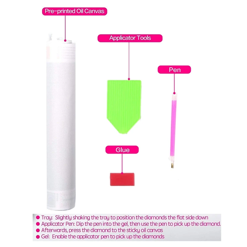 Набор для алмазной живописи с номером стразы особой формы маленькой лисой | Дом и