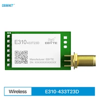 ax5045 433mhz wireless serial port module cdsenet e310 433t23d low power 23dbm 5 6km relay half duplex ipexstamp hole