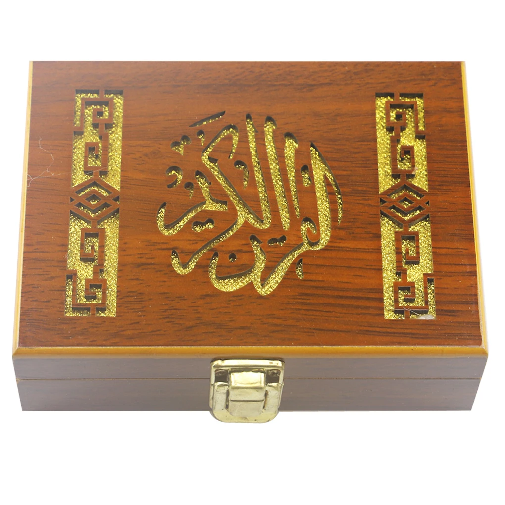 

Eid al Fitr Wooden Jewelry Box Interesting Gifts Multi-function Decorative Storage Container for Bedroom Living Room Office