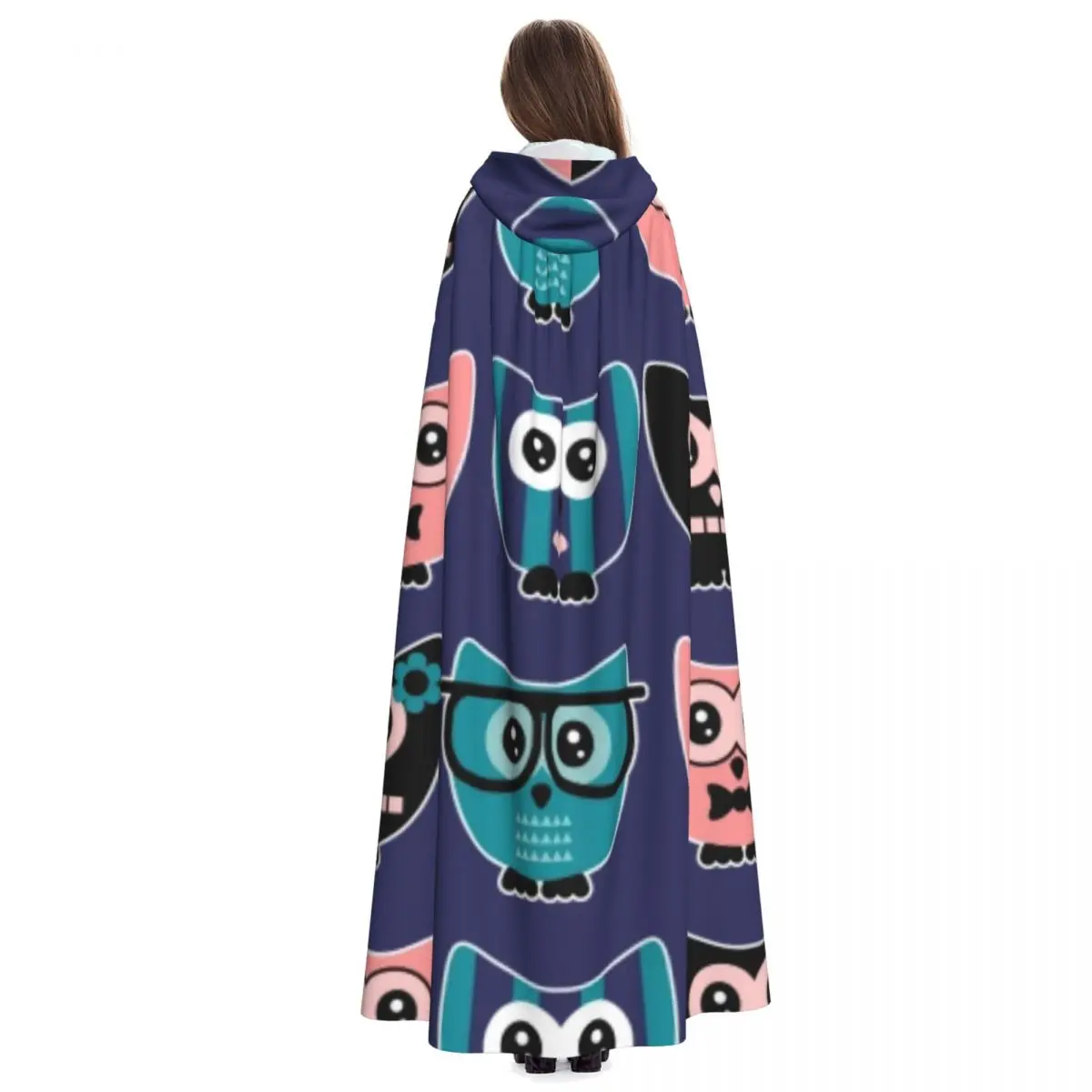 Женский длинный халат с капюшоном для косплея