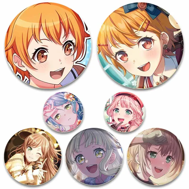 Броши BanG Dream Bandori Rui Yashio Saya Yamabuki