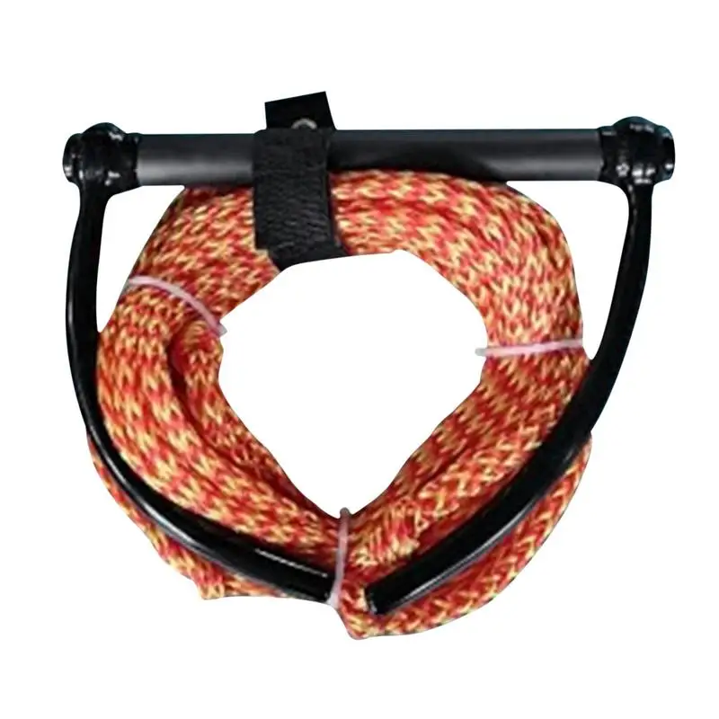 

Wakeboard Rope Water Skiing Rope With Black Handle Surfing Tow Trow Ropes Watersports Boating Accessories