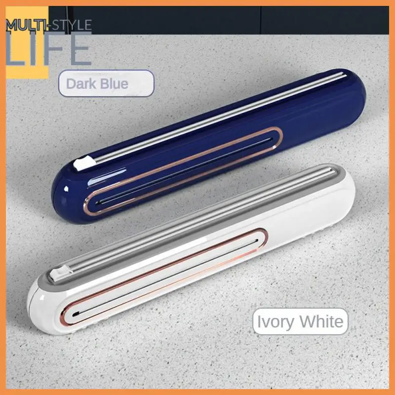 

Plastic Cling Film Cutting Box Creative Wrap Cutter Box Adjustable Hanging Sharp Foil Cling Film Wrap Dispenser Strong Magnetic