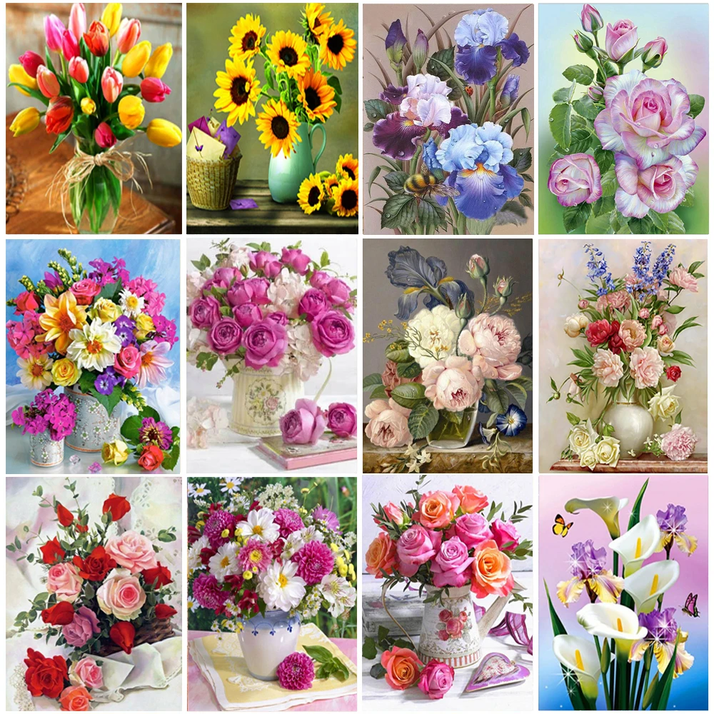 

Набор для алмазной вышивки «цветы»