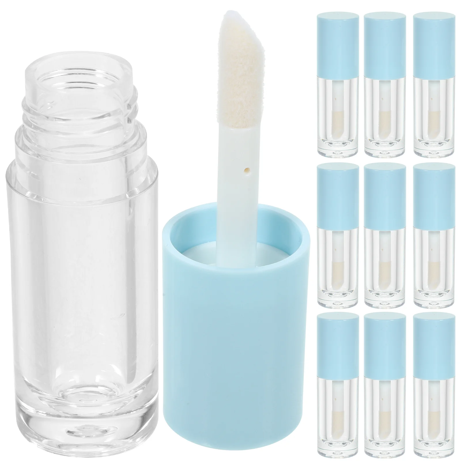 

14 Pcs Clear Lip Gloss Empty Tubes Refillable Container Bottled Containers Balm Abs