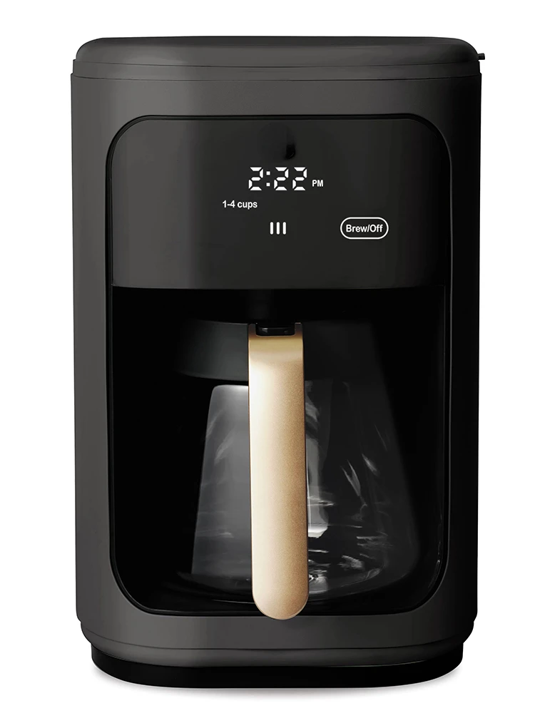 

14 Cup Touchscreen Coffee Maker, Simple Black