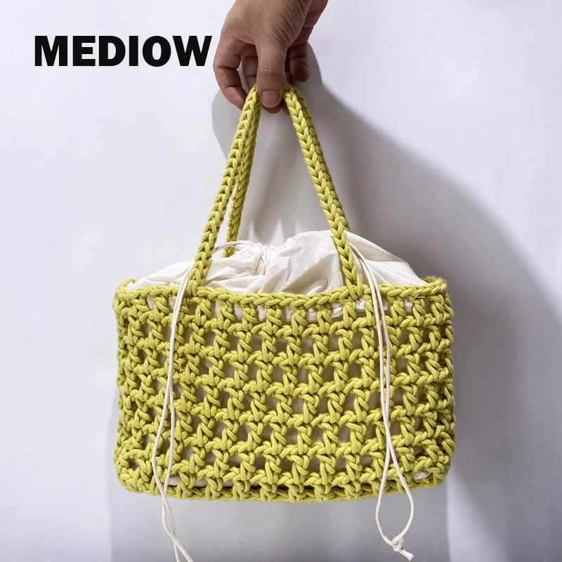 Роскошные Дизайнерские Сумочки MEDIOW в богемном стиле с вырезами маленького