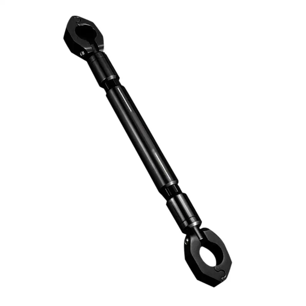 

Moto Adjustable Handlebar Cross Bar Steering Strength Lever Bar Black