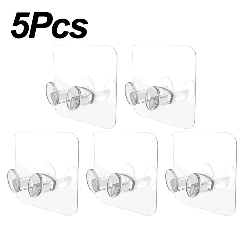 

Прозрачные настенные крючки из ПВХ, набор из 20 штук