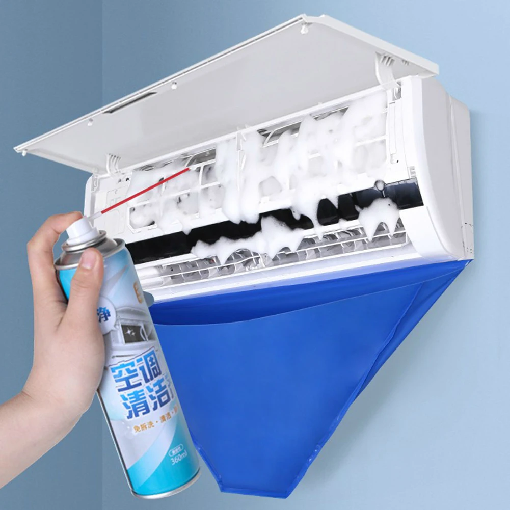 

Крышка для очистки кондиционера, пылезащитный чехол для очистки воздушного кондиционера, фильтр с щеткой, мешок для воды