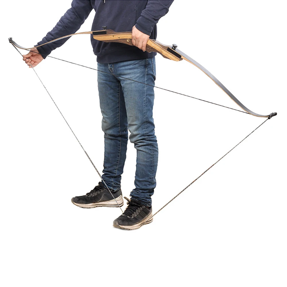 

Nylon Rubber Cord Recurve Bow Stringer Archery Arrow Bow Lightweight Nylon Rubber Portable Recurve Replacement