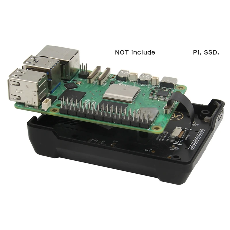 Подходит для Raspberry Pi 5 Argon NEO PCIE к M.2 NVME SSD плата расширения твердотельного