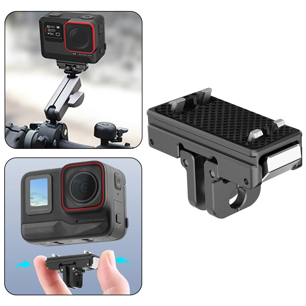 Алюминиевый магнитный адаптер для экшн-камеры, крепление для велосипеда ...