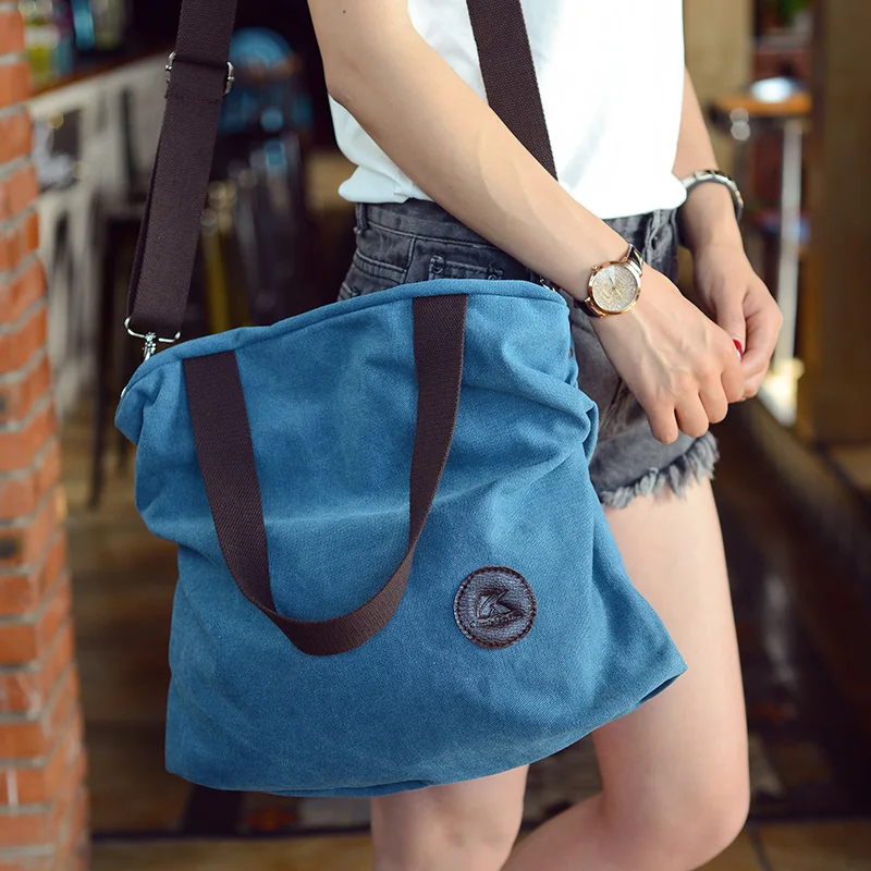 

Shoulder bag, canvas, women's handbag, water bucket, women's messenger bag, casual large flower handbag, crossbody bag