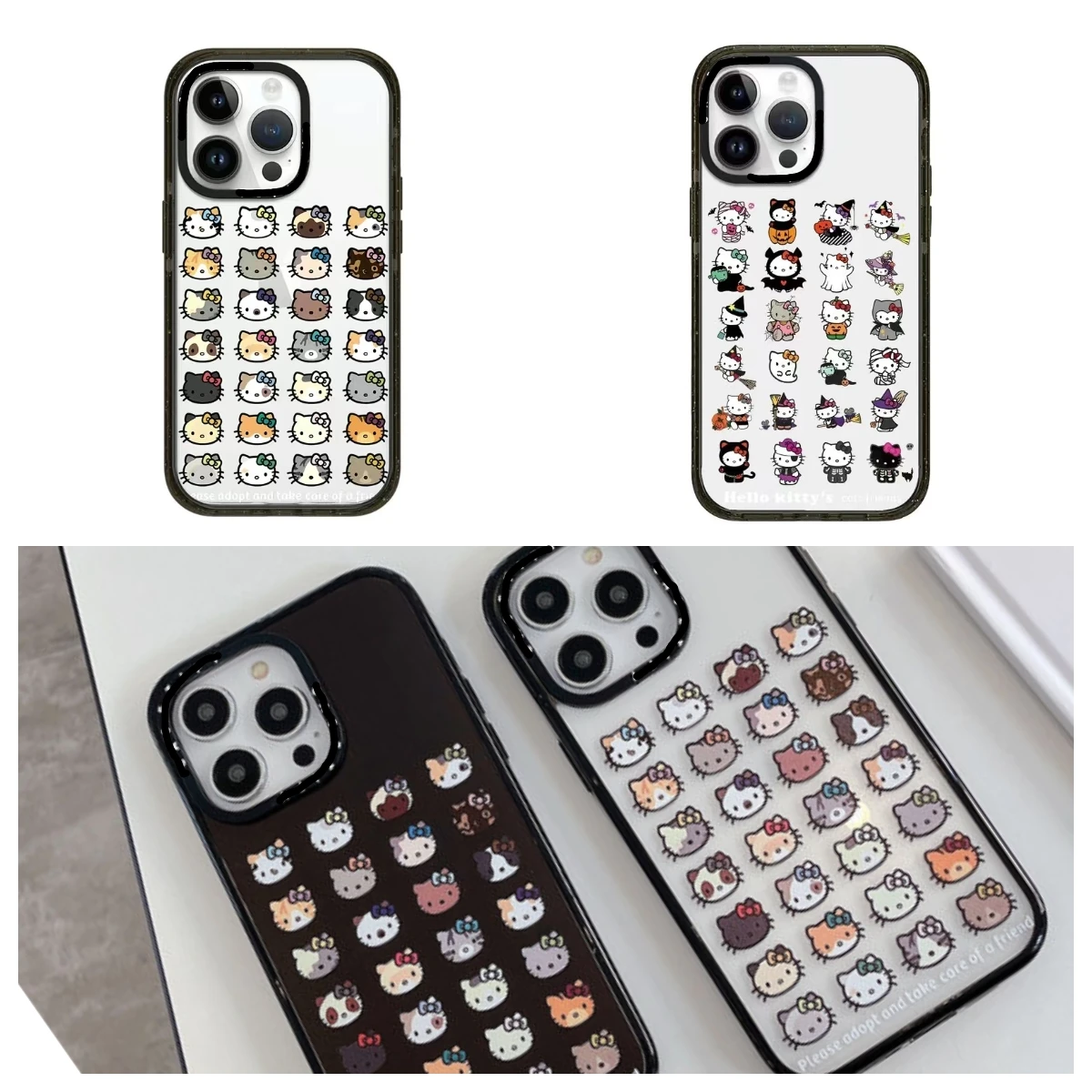 

Жесткий чехол для телефона с изображением кошки Hello kitty из аниме на тему Apple 15Pro Kitty, подходит для iPhone 14ProMax Apple 12Pro