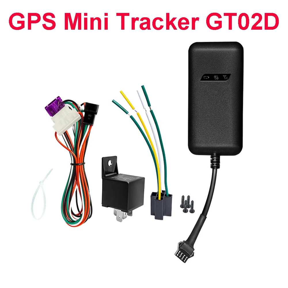 Автомобильный GPS мини-трекер GT02D GPS-трекер для автомобиля монитор слежения с