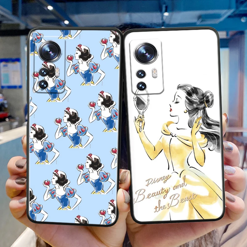 Мягкий силиконовый черный чехол для телефона Xiaomi Mi 13 12 11 10 11T 10T 9T 9 8 Note Ultra Pro Lite