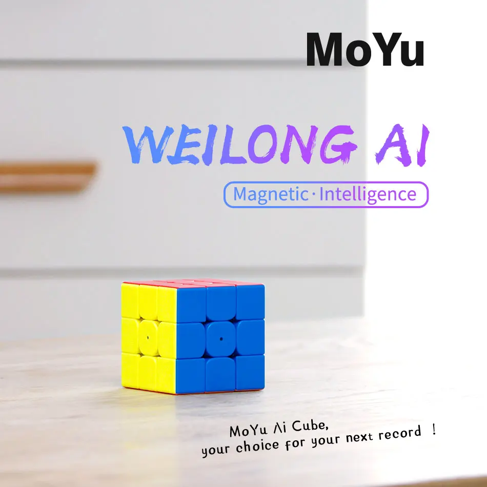 

MoYu Weilong AI 3x3x3 Smart Magic Cube Magnetic 3x3x3 Bluetooth Connect Professional Speed Cube Toys Gift Newest Kids Toys