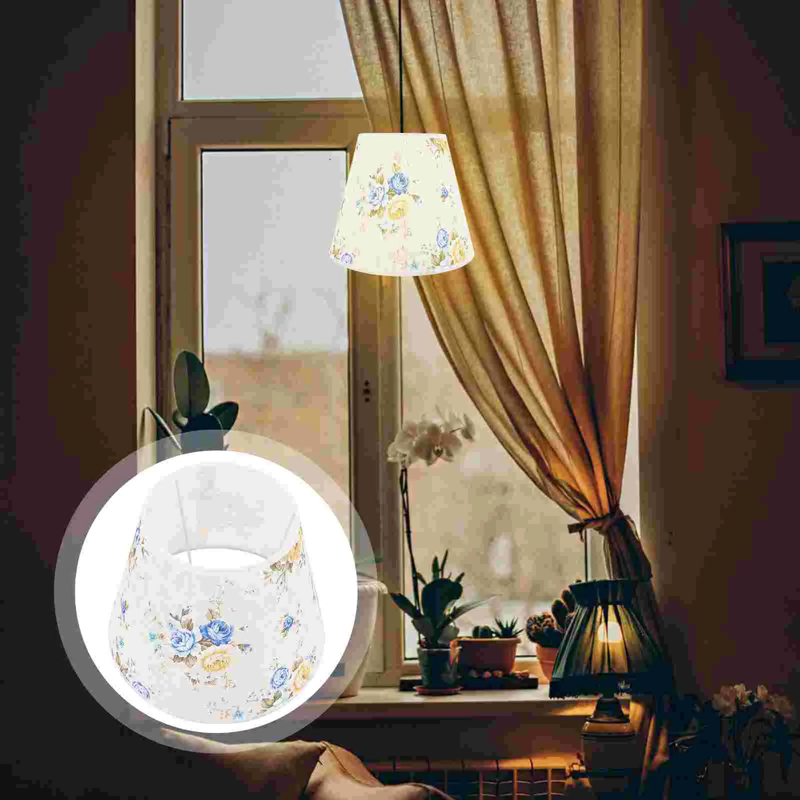 

Ceiling Lights Covers Cloth Table Lampshade Verandah Lantern Shade Clip On Lamp Shades Hanging Fixture Shade