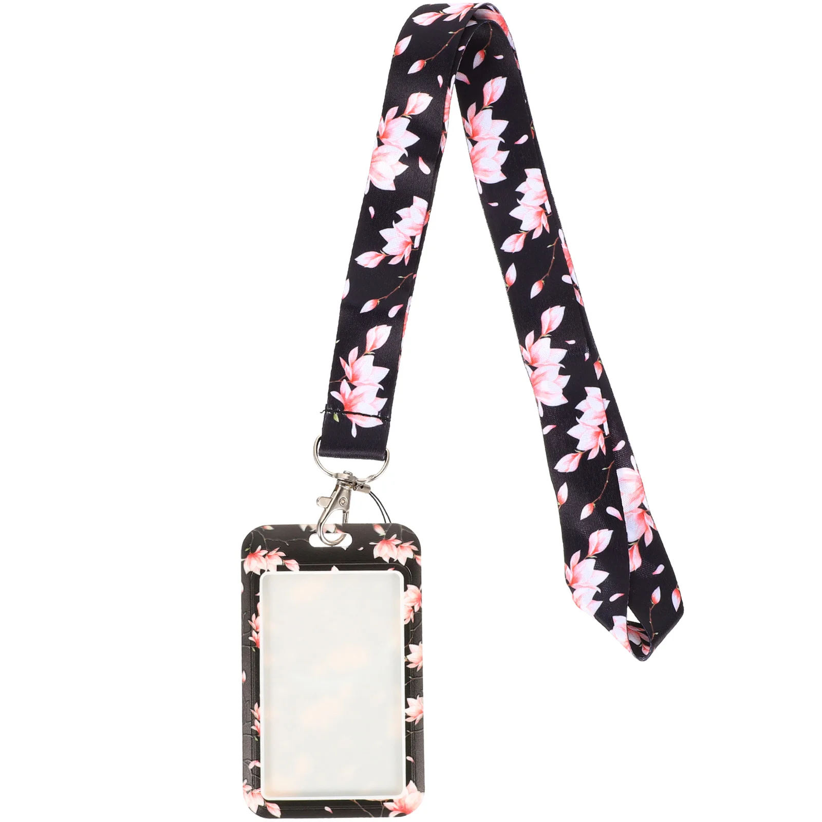 

Phone Lanyard Card Holder Student Id Badge Cards Storage Sleeve Transparent Polyester Cover Portable Plastic Business