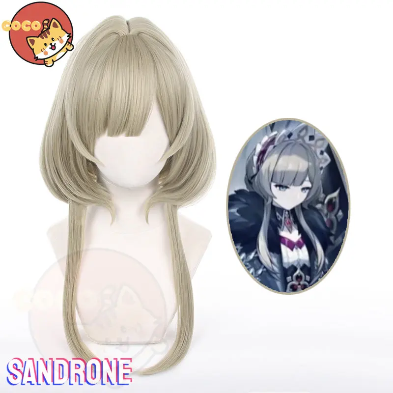 

Косплей игры CoCos Genshin Impact Sandrone, парик, игра Cos Genshin Impact, косплей, марионетка, сандрон, косплей, желтые волосы