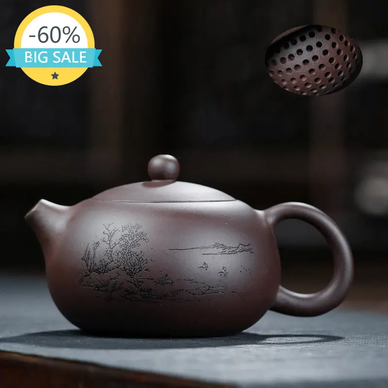 

Office Travel Tea Pot Ceramic Traditional Lid Retro Lixury Chinese Style Tea Pot Luxury Temperature Juego De Te Tableware