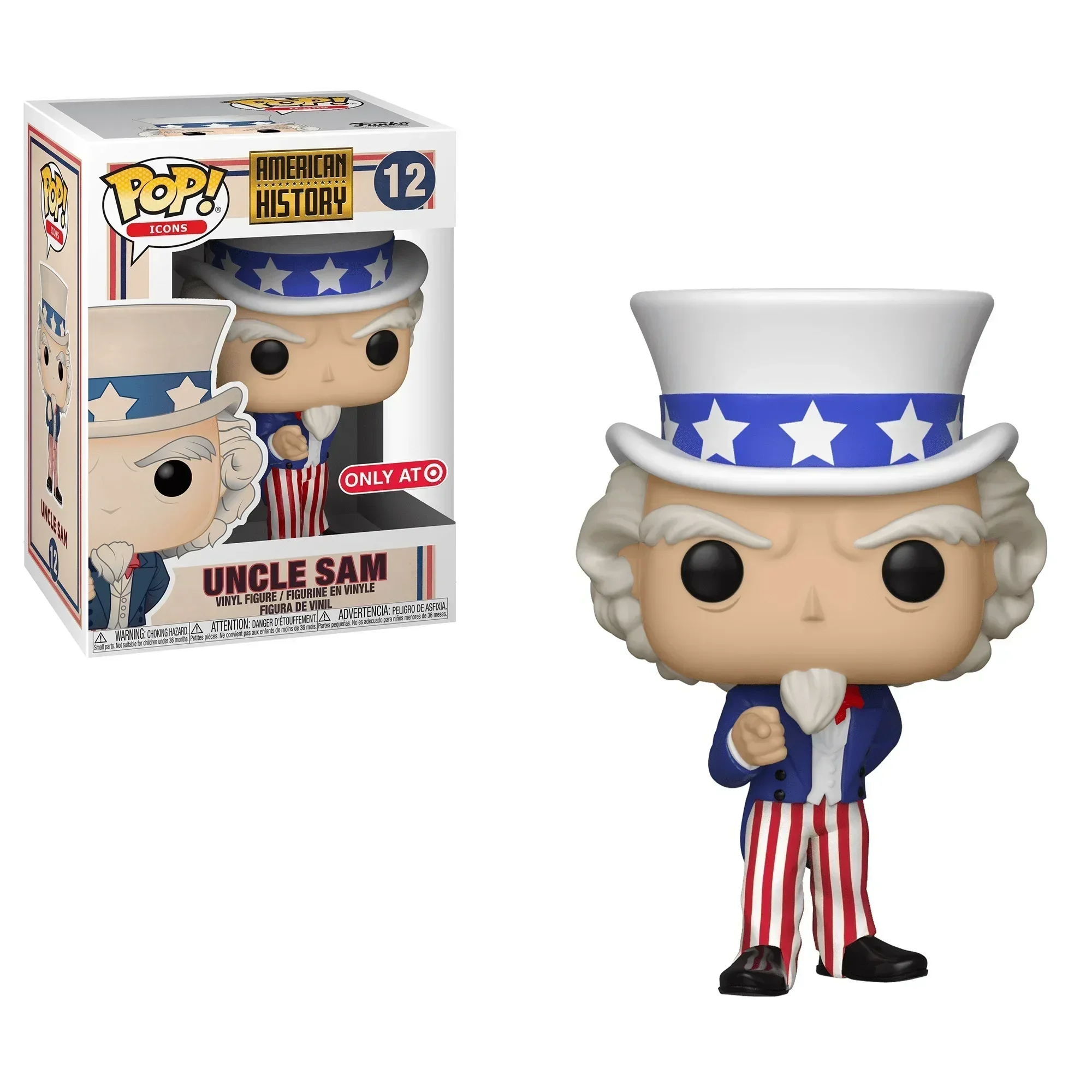 Фигурка Funko POP с качающейся головой игрушки Dr. Doom Uncle Sam 12. # Авраам Линкольн 10.
