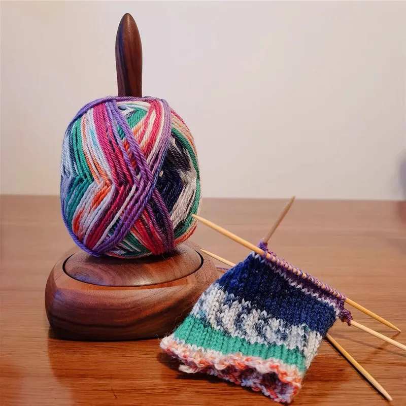 

50g/ball Rainbow Wool Yarn DIY Knitted Cloth Doll Hat Sweater Scarf Socks Sweater Yarn 200m Polyester Yarn for Crochet Bags