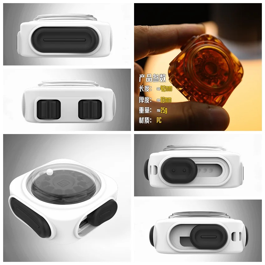Фото GAO EDC PC Push Slider Механические интенсивные декомпрессионные игрушки EDC Инструменты №1