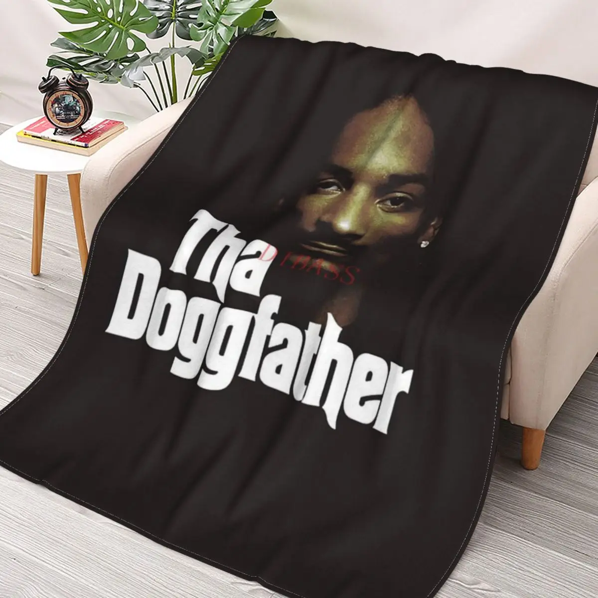 

Фланелевое Одеяло с 3D принтом Tha Dogfather
