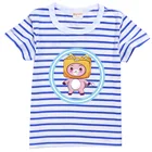 Счастливая Рокки и Фокси одежда, Детская футболка с графическим принтом Lankybox, забавная футболка для девочек, милая полосатая футболка с коротким рукавом для мальчиков, Харадзюку